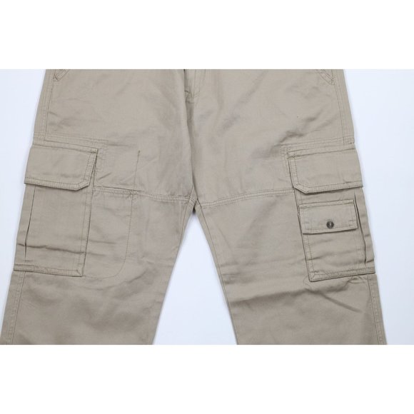 NOS Vtg 90s Marithe Francois Girbaud Mens 44x34 Baggy Relaxed Biker Cargo Pants - Picture 3 of 11